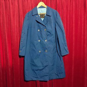 Vintage London Fog Blue Women's Raincoat 20Reg